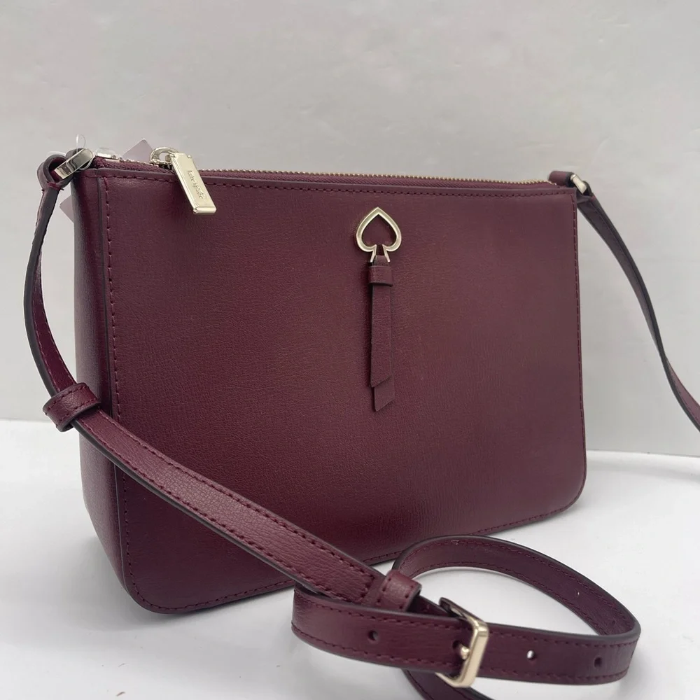 Kate Spade New York Adel medium top zip crossbody satchel
Cherrywood
NWT - Picture 11 of 16
